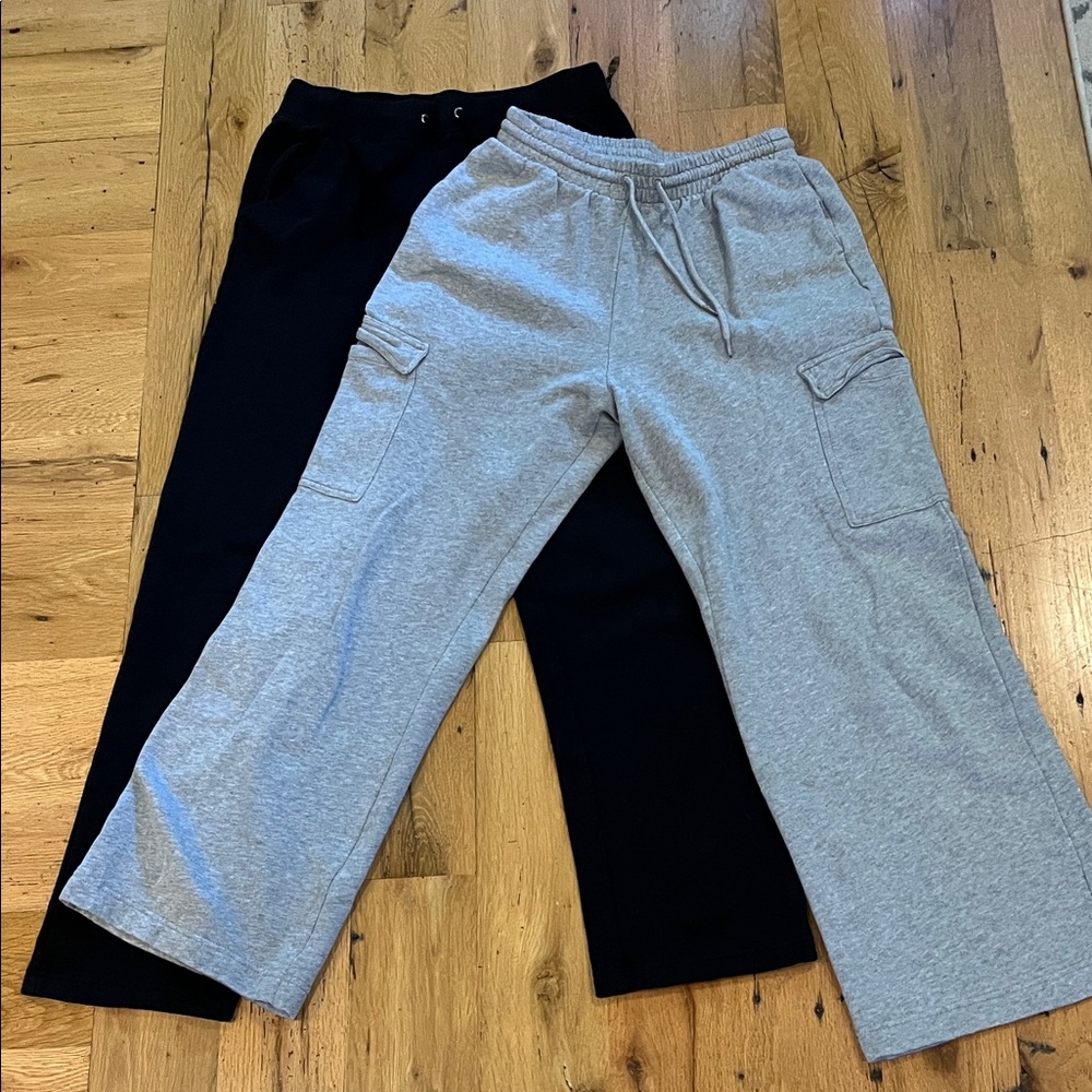 Old Navy & St John’s Bay Women’s Black and Gray Sweat Pants